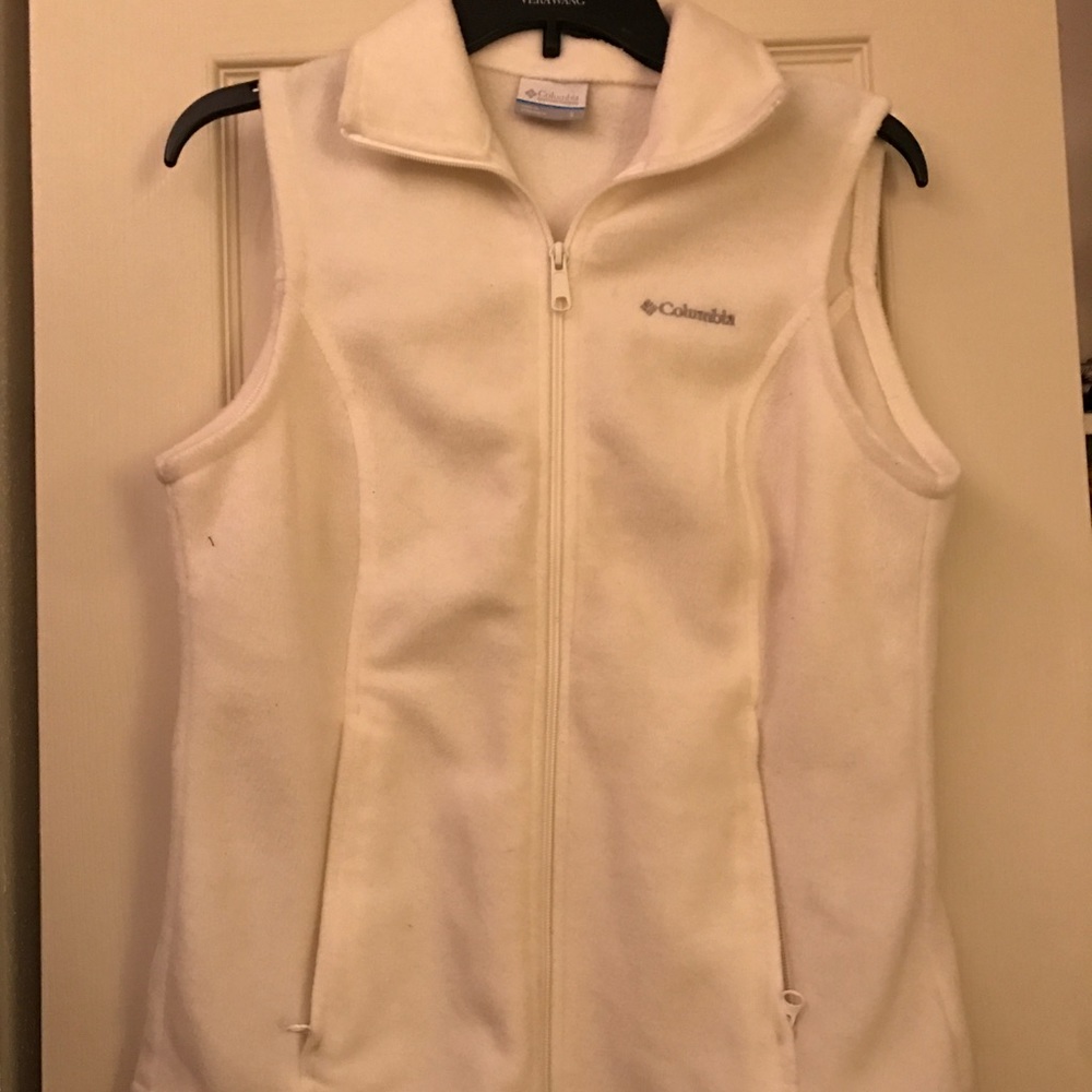 Columbia white vest